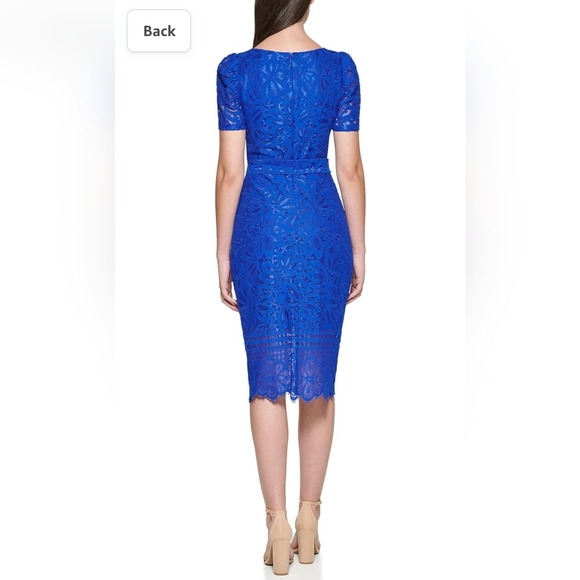 Kensie Women's Lace Midi Dress - Picture 4 of 8